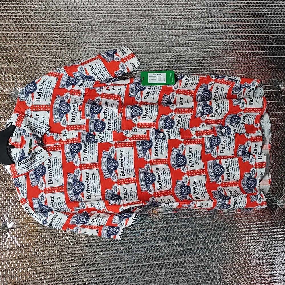 Budweiser X Tipsy Elves Button Down Shirt